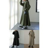 ワンピース ロング ワンピ ナイロン ハイネック 長袖 ロングワンピース 体型 | HUG.U | 詳細画像23 