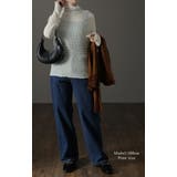 トップス レディース シアー インナー レイヤード シースルー ハイネック 長 | HUG.U | 詳細画像23 