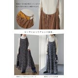 ワンピース ロング 花柄 シフォン レディース キャミワンピ 透け ロングワ | HUG.U | 詳細画像6