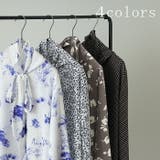 トップス レディース ブラウス ボウタイ シャツ 肌隠し 首元隠し チュニック | HUG.U | 詳細画像11 