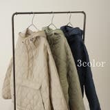 アウター レディース キルティング プルオーバー ジャケット ハーフジップ 中 | HUG.U | 詳細画像10 