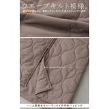 ベスト レディース 中綿 ジレ キルティング ロングベスト フード 軽量 キル | HUG.U | 詳細画像8 