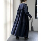 ワンピース ティアード ワンピース レディース ロング ロングワンピース マキ | HUG.U | 詳細画像3