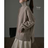 ニット レディース トップス タートルネック セーター ハイネック 長袖 ター | HUG.U | 詳細画像15 