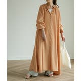 ワンピース レディース ロング シャツワンピース シャツワンピ ナチュラル シ | HUG.U | 詳細画像10 