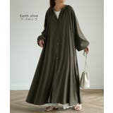 ワンピース レディース ロング シャツワンピース シャツワンピ ナチュラル シ | HUG.U | 詳細画像14 