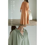 ワンピース レディース ロング シャツワンピース シャツワンピ ナチュラル シ | HUG.U | 詳細画像6 