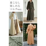 ワンピース レディース ロング シャツワンピース シャツワンピ ナチュラル シ | HUG.U | 詳細画像9 
