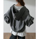 パーカー レディース トップス アウター ライトアウター フード フーディー | HUG.U | 詳細画像5 