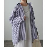 シャツ レディース トップス ストライプシャツ ストライプ 長袖 シワになりに | HUG.U | 詳細画像5 