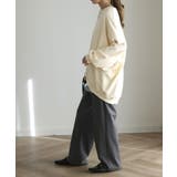 トレーナー レディース トップス スウェット 薄手 オーバーサイズ 体型カバー | HUG.U | 詳細画像16 