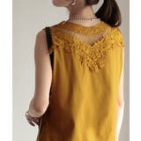 タンクトップ レディース トップス レース タンク 刺繍 バックシャン ノース | HUG.U | 詳細画像5 