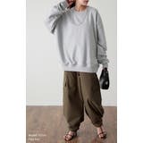 スウェット レディース トップス トレーナー レース 襟 オーバーサイズ つけ | HUG.U | 詳細画像9 