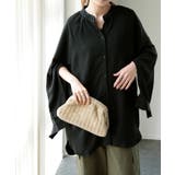 シャツ レディース トップス 変形 シアーシャツ とろみ ブラウス チュニック | HUG.U | 詳細画像21 