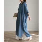 ワンピース レディース コットン 綿 100% 半袖 パーカーワンピース ロン | HUG.U | 詳細画像19 