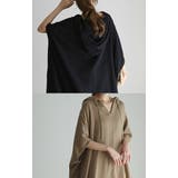 ワンピース レディース コットン 綿 100% 半袖 パーカーワンピース ロン | HUG.U | 詳細画像6 