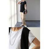 Tシャツ レディース トップス フレンチスリーブ リブ 半袖 リブT フレンチ | HUG.U | 詳細画像6 