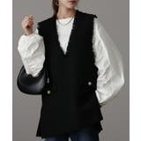 トップス レディース 秋 新作 カットソー ブラウス パフスリーブ ロンT レ | HUG.U | 詳細画像5 