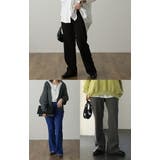 パンツ マタニティ 産前 産後 パンツ フレア 体型カバー リブ レディース | HUG.U | 詳細画像20