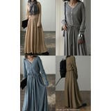 ニットワンピ ペチコート 2点セット ニットワンピース ワンピース ロングワン | HUG.U | 詳細画像21