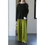 カットソー レース 袖 レースインナー トップス レイヤード レディース パイ | HUG.U | 詳細画像4 