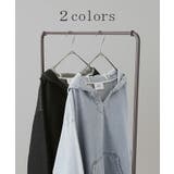 デニムパーカー オーバーサイズ アウター デニムパーカー トップス レディース | HUG.U | 詳細画像11