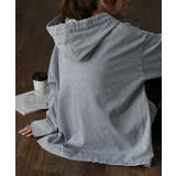 デニムパーカー オーバーサイズ アウター デニムパーカー トップス レディース | HUG.U | 詳細画像16