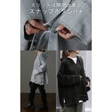 デニムパーカー オーバーサイズ アウター デニムパーカー トップス レディース | HUG.U | 詳細画像17