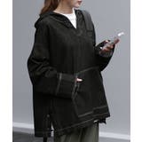 デニムパーカー オーバーサイズ アウター デニムパーカー トップス レディース | HUG.U | 詳細画像5