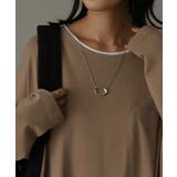 ワンピース レイヤード レディース カットソー 長袖 ワンピ リブ Tシャツワ | HUG.U | 詳細画像8 