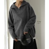 ニット ハーフジップ トップス | HUG.U | 詳細画像11 