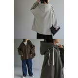 パーカー ワッフル 体型カバー | HUG.U | 詳細画像7 