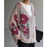 カーディガン フラワー シャギー | HUG.U | 詳細画像5