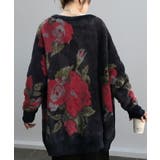 カーディガン フラワー シャギー | HUG.U | 詳細画像7