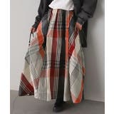 スカート 配色チェック スカート | HUG.U | 詳細画像13 