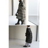 コート チェック柄 ロングコート | HUG.U | 詳細画像9 