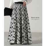 スカート リーフ柄 柄 | HUG.U | 詳細画像13 