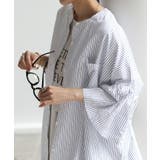 シャツ フレア袖 体型カバー | HUG.U | 詳細画像8 