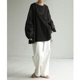 カットソー ぽわん袖 ギャザー | HUG.U | 詳細画像19 