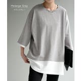 カットソー Tシャツ レイヤード | HUG.U | 詳細画像12