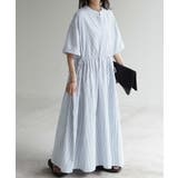 ワンピース ストライプ ロング | HUG.U | 詳細画像5