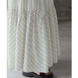 スカート ストライプ ナチュラル | HUG.U | 詳細画像15 