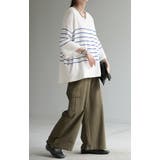 サマーニット Vネック ひんやり | HUG.U | 詳細画像9