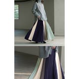 スカート 配色 プリーツ | HUG.U | 詳細画像20