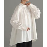 シャツ ロング ブラウス | HUG.U | 詳細画像5 