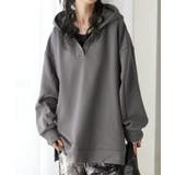 パーカー レディース ニュアンスカラー | HUG.U | 詳細画像6 