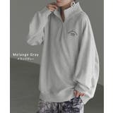 スウェット ハーフジップ ロゴ | HUG.U | 詳細画像15 