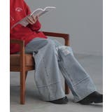 デニム パンツ ワイド | HUG.U | 詳細画像10 