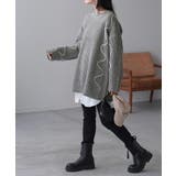 ニット ざっくり チュニック | HUG.U | 詳細画像12 