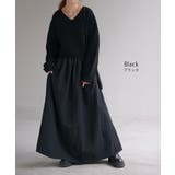 ワンピース 異素材MIX ドッキング | HUG.U | 詳細画像12 